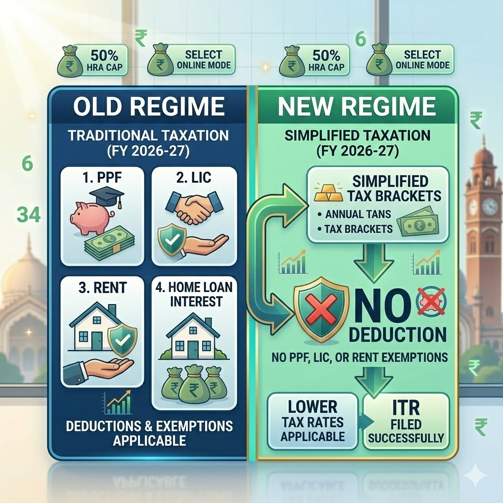 Comparison of Old and New Tax Regimes 2026