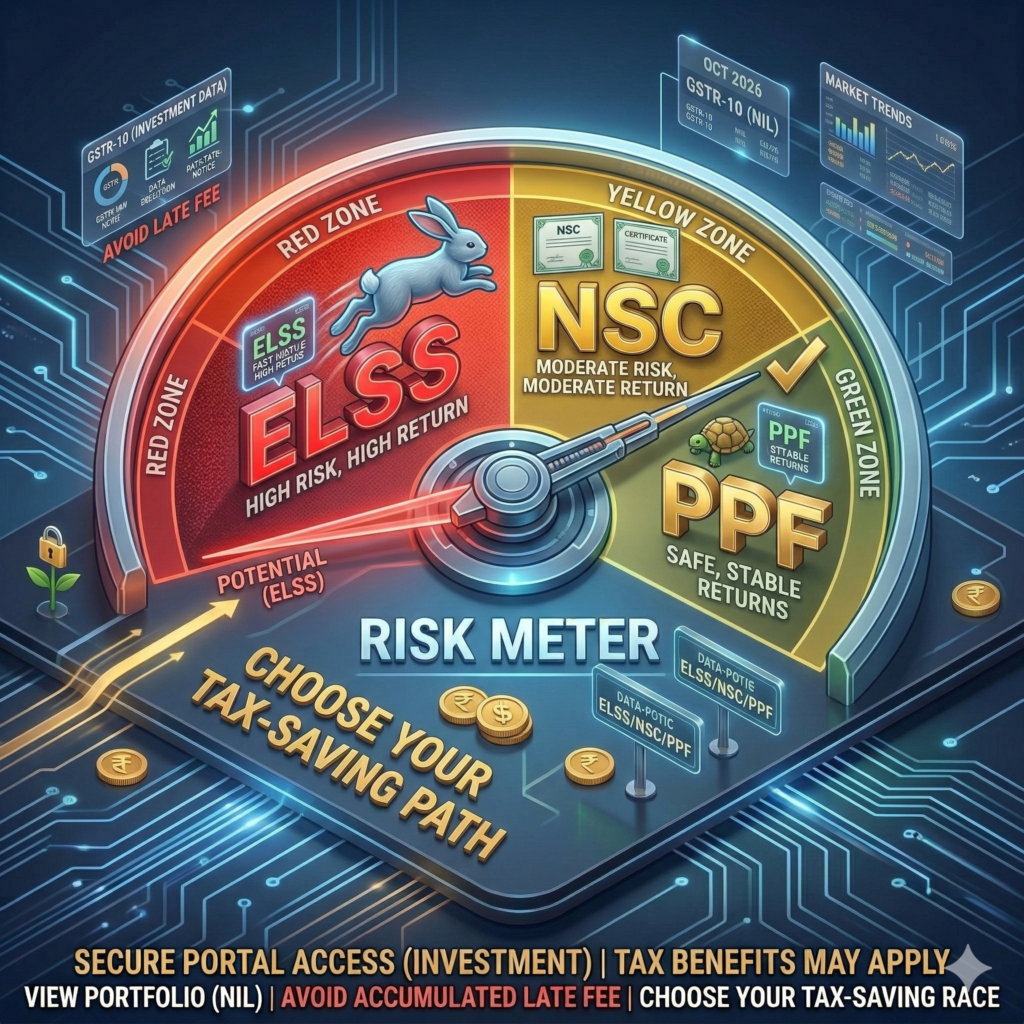 ELSS vs PPF vs NSC टैक्स के बाद मिलने वाला वास्तविक रिटर्न
