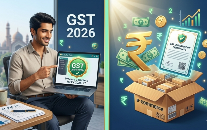 GST Registration 2026 Hindi: ऑनलाइन अप्लाई कैसे करें?