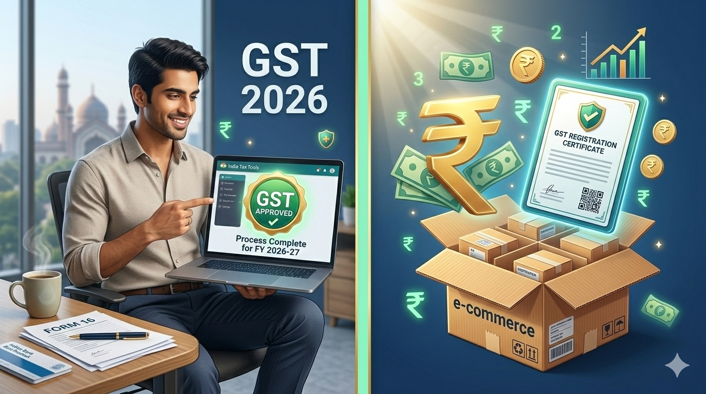 GST Registration 2026 Hindi: ऑनलाइन अप्लाई कैसे करें?