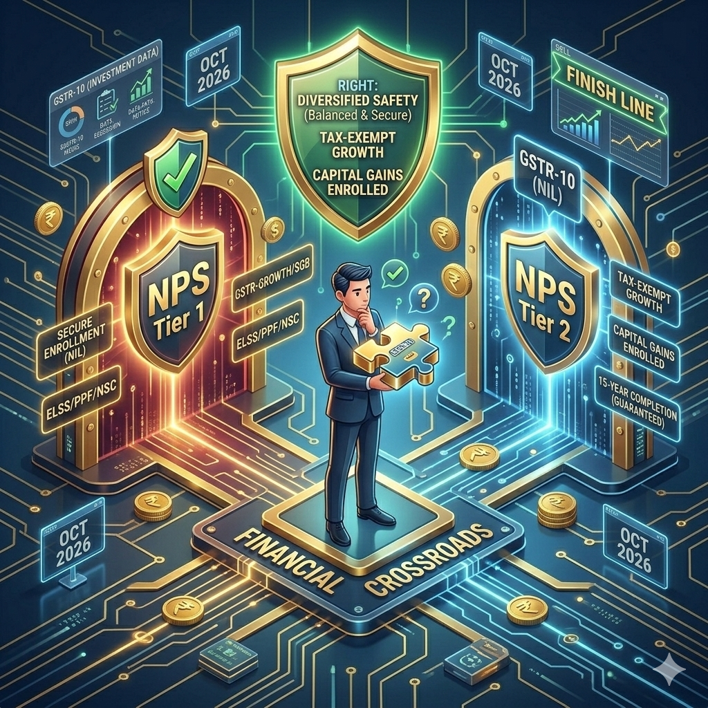 NPS Tier 1 vs Tier 2: आपके लिए कौन सा अकाउंट बेस्ट है?