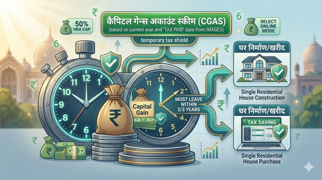Process of Capital Gains Account Scheme for Tax Saving.