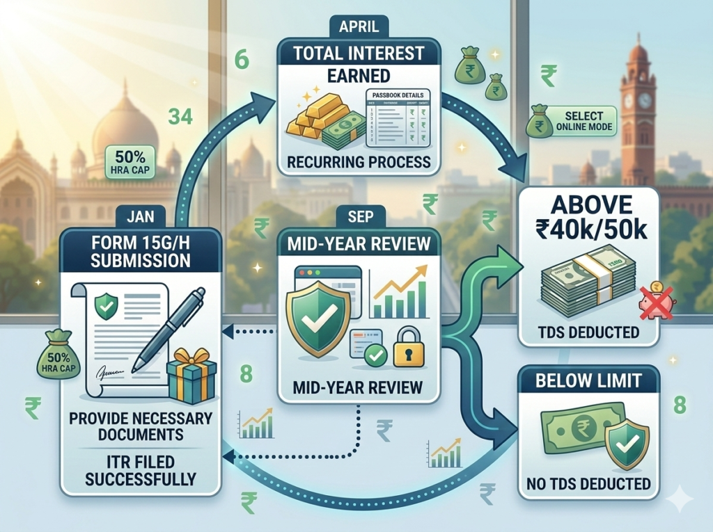 TDS rules for FD interest 2026.