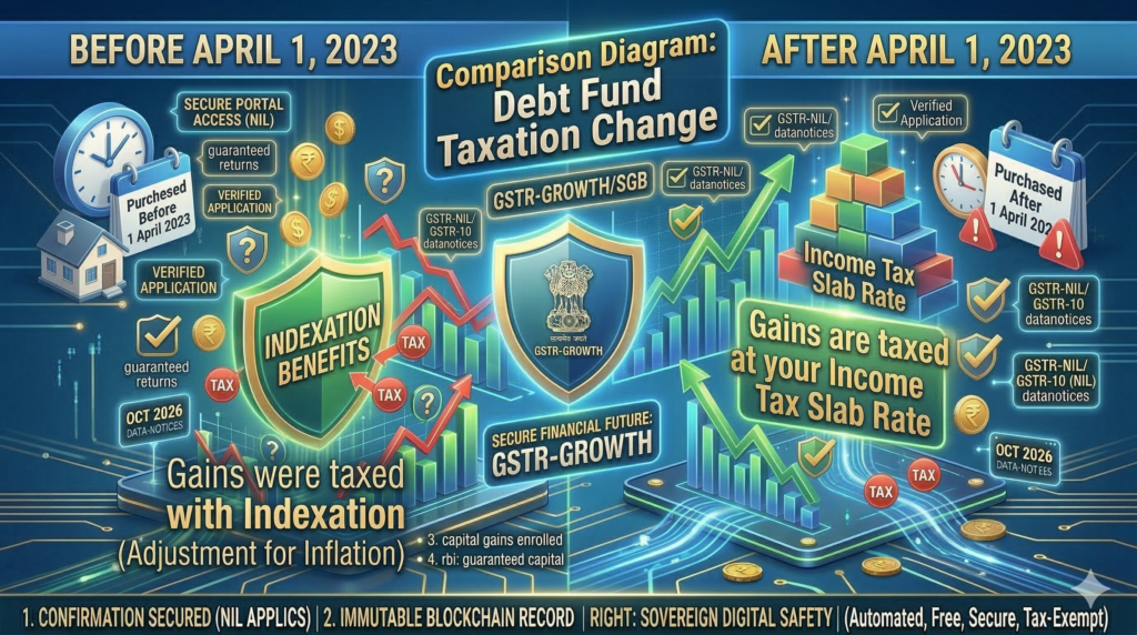 Change in Debt Mutual Fund Taxation Rules India